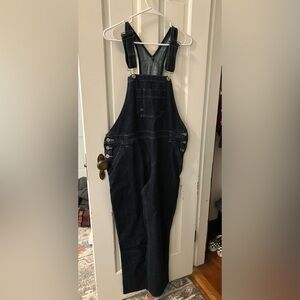Dark Blue Denim Overalls